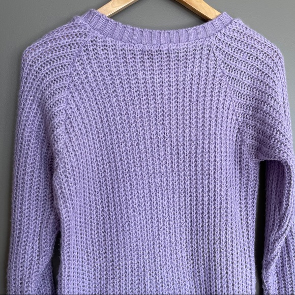 Boohoo Maria Purple Knit Jumper Sweater Dress Sm - Picture 11 of 14